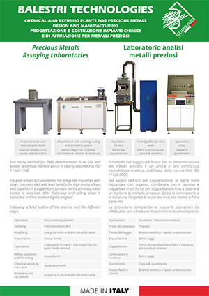 Laboratori saggi per metalli preziosi