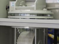 Aqua regia gold refining plants with rotating basket