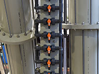 Ion-exchange resin recovery plant