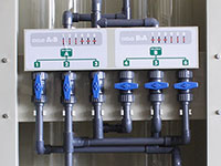 Ion-exchange resin recovery plant